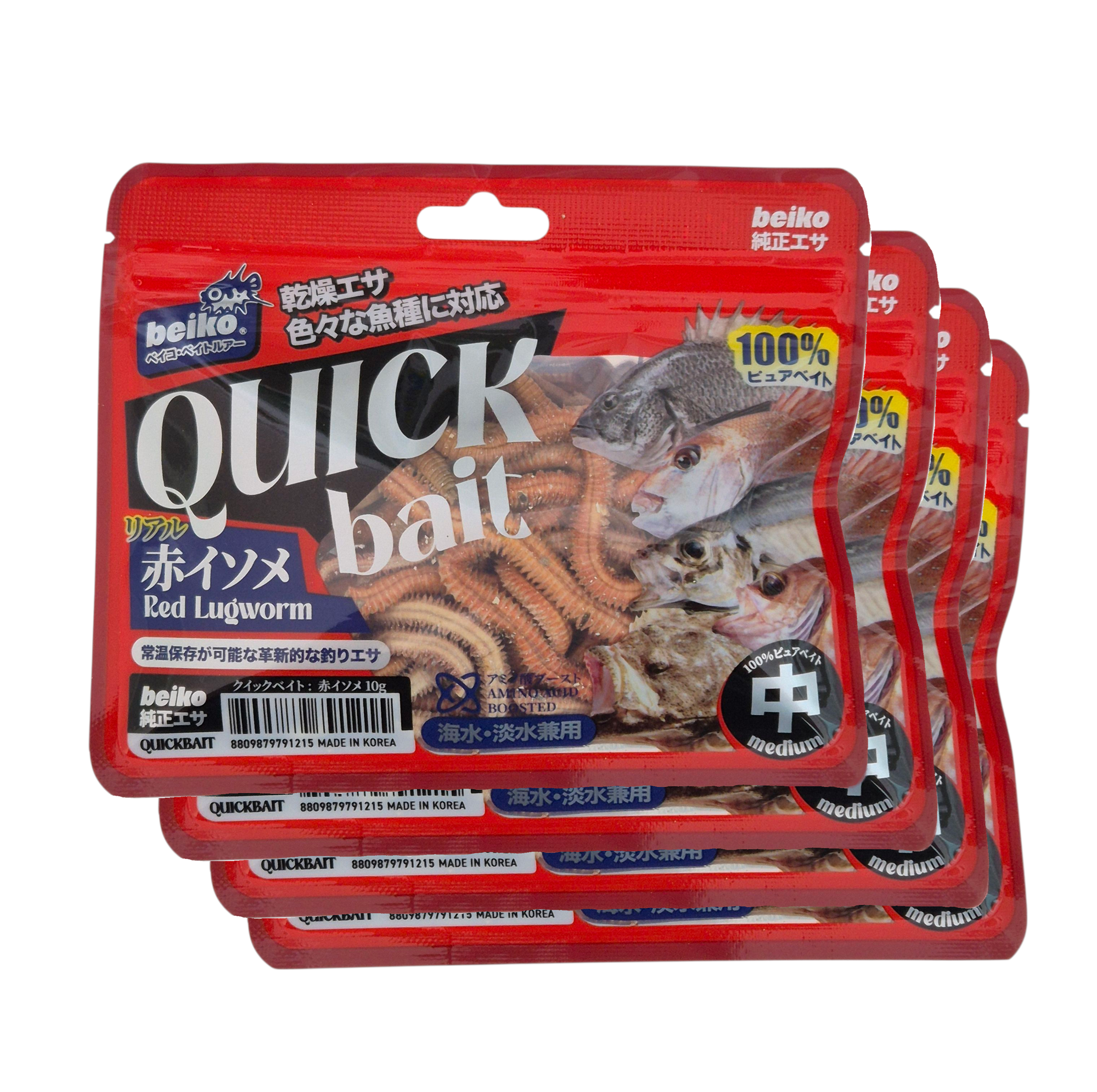 乾燥赤イソメ4個セットイメージ